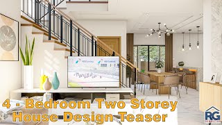 4Bedroom Two Storey House Design Teaser no33 [upl. by Norred]