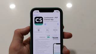 How to Download CamScanner PDF Scanner App on iPhone iOS [upl. by Jock]