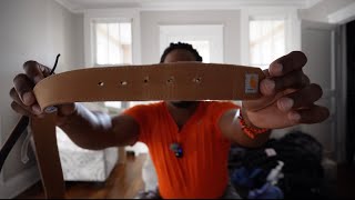 Carhartt Duck Belt First Impressions… [upl. by Nebuer]