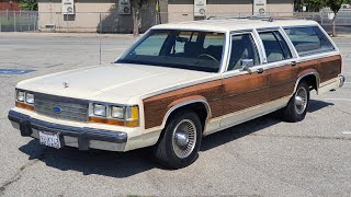 1989 Ford LTD Woody Station Wagon [upl. by Eidda]