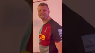 👕 Harlequins players rate the new Home Kit [upl. by Sparke]