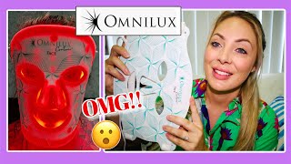 🤩 AMAZING LED Face Mask Review before and after  3 month results  Omnilux Contour [upl. by Anitsirk]