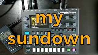 Elektron Digitone Cover  My Sundown Jimmy Eat World [upl. by Olethea]