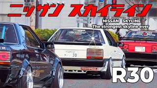 🚗🏁 【旧車】R30軍団大集結！ ニッサン スカイラン R30「史上最強のスカイライン」 [upl. by Rednael]