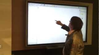 Testing Touch Screen 65 inch  165 cm with Open Sankoré [upl. by Tace811]