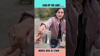 Chai by the Lake chai Lake travel youtubeshorts indianvlogger upvlogger hindi couplegoals [upl. by Kralc]