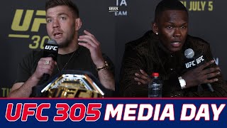 🔴 UFC 305 Du Plessis vs Adesanya Media Day LIVE Stream  MMA Fighting [upl. by Esom]