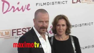 BREAKING BAD Bryan Cranston and Robin Dearden at DRIVE Premiere Arrivals [upl. by Constance]