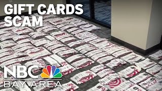 Gift cards scam FBI warns of ‘untraceable cash’ [upl. by Aerdnwahs392]