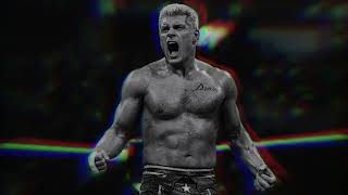 WWE Kingdom Cody Rhodes Entrance Theme w Crowd Singing quotWoahquot Pyro amp Arena Effect [upl. by Sarina112]