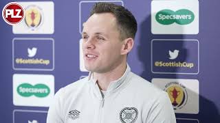 Lawrence Shankland has his say on Kevin Nisbet rivalry ahead of Edinburgh derby [upl. by Annonyw]