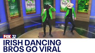 Gardiner Brothers awardwinning Irish dancers go viral [upl. by Zobkiw901]