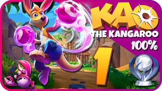 KAO The Kangaroo 2022 Walkthrough Part 1 PS5 100 Walts Dojo [upl. by Minabe]