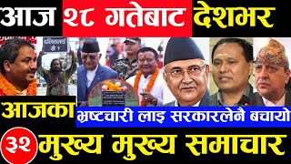 Today news 🔴 nepali news  aaja ka mukhya samachar nepali samachar Asoj 27 gate 2081share market [upl. by Annaohj]