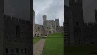 Caernarfon Castle view one of the most Beautiful in Wales Caernarfon Wales [upl. by Carrnan]