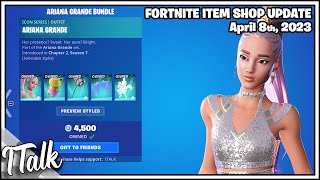 Fortnite Item Shop ARIANA GRANDE  GRIDDY STILL HERE April 8th 2023 Fortnite Battle Royale [upl. by Randee]