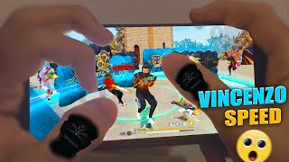 Mobile Vincenzo Shotgun Handcam  Settings Poco F3 👽💗 Free Fire Highlights [upl. by Ticon]