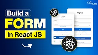 How to Make Forms using React JS  React JS Controlled Components Full Tutorial 1 HOUR [upl. by Ramal]