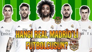 HANGİ REAL MADRİDLİ FUTBOLCUSUN  KİŞİLİK TESTİ [upl. by Corwun813]