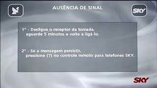 AUSÊNCIA DE SINAL SKY Como Resolver [upl. by Issor301]