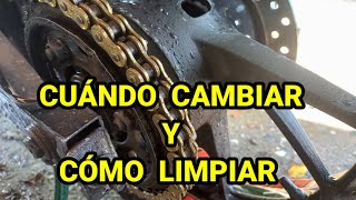 CUÁNDO CAMBIAR la CADENA y CÓMO LIMPIARLA [upl. by Nnayd]