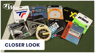 Best affordable Polyester Tennis Strings 10 must have poly strings under 10 spin feel control [upl. by Kreiner74]