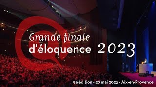 GRANDE FINALE DU CONCOURS DÉLOQUENCE 2023 À AIXENPROVENCE [upl. by Nobe]