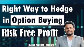 Right Way to Hedge in Option Buying  Risk Free Profit optionbuying trading [upl. by Ettenav584]