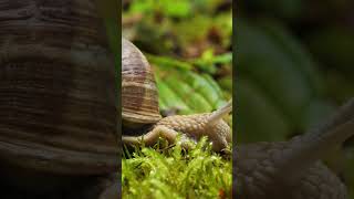 Fascinating Snail Crawling  Science in Motion [upl. by Ipoillak903]