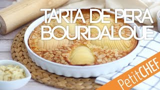 Bourdaloue tarta de almendras y peras  Petitchef [upl. by Gildus333]