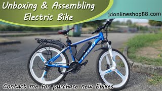 Unboxing amp Assembling Ebike [upl. by Zetnauq319]