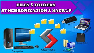 Files and Folders Backup amp Synchronization with Allway Sync  MultiDevice Solutions [upl. by Nya]