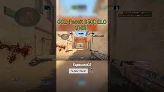 CS2 Faceit 3500 Elo 3 Kill shorts cs2 keşfet cs2clips cs2highlights csgo [upl. by Bela]