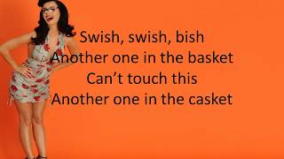 katy perry ft nicki minaj swish swish lyrics [upl. by Nylrebma]