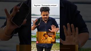 Tag Thalapathy fans 🤣 harinandavlogs tamil vjsiddhuvlogs thalapathyvijay tvk vijay thalapathy [upl. by Esyle181]