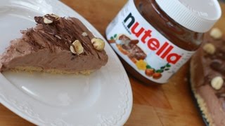 Nutellowy sernik bez pieczenia Domowy Przepis na pyszny szybki sernik [upl. by Nomelc]