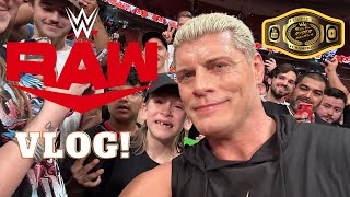 WWE Raw Vlog 103023 Greenville SC RYDER MEETS CODY RHODES 🥹 [upl. by Aimik]