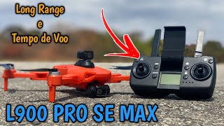 L900 PRO SE MAX long range e tempo de vôo testes em detalhes drone bom e barato para iniciantes [upl. by Rehttam963]