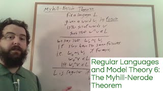 Regular Languages and Model Theory 6 The MyhillNerode Theorem [upl. by Moscow642]