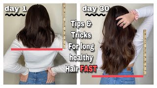 How To Grow Your Hair Long FAST 3 Inches In a Month Best Tips For Growth [upl. by Lazare]