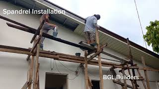 Spandrel Installation2nd Day [upl. by Oznarol]