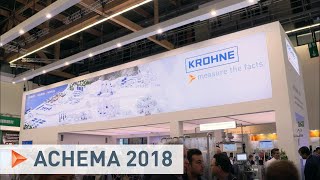 KROHNE at ACHEMA 2018 [upl. by Hobbie]