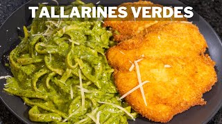 Tallarines Verdes con POLLO un clásico Peruano  Abelca [upl. by Dore348]