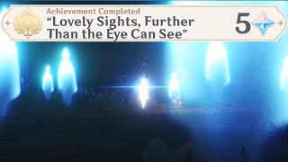 22 Hidden Achievement  quotLovely Sights Further Than the Eye Can Seequot  Genshin Impact [upl. by Weiner]