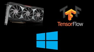 Tensorflow on AMD GPU with Windows 10 [upl. by Ratcliffe]