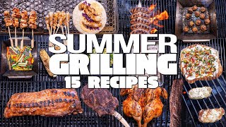 15 MUSTMAKE GRILLING RECIPES FOR THE SUMMER WE GOT A LITTLE CRAZY  SAM THE COOKING GUY [upl. by Thgirw]