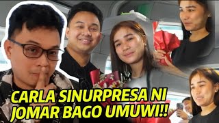 CARLA SINURPRESA NI JOMAR BAGO UMUWI GRABE ANG KILIG [upl. by Reiners]