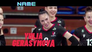 Yulia Gerasimova  Volleyball Player Star  Youtube Video  ST [upl. by Elicec]