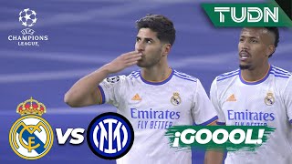 ¡QUÉ GOLAZO Asensio finiquita  Real Madrid 20 Inter  Champions League 2122 J6  TUDN [upl. by Montgomery]