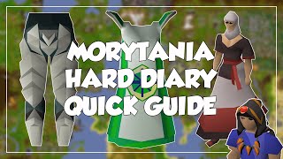 Morytania Hard Diary Quick Guide  Old School RunescapeOSRS [upl. by Virginia]